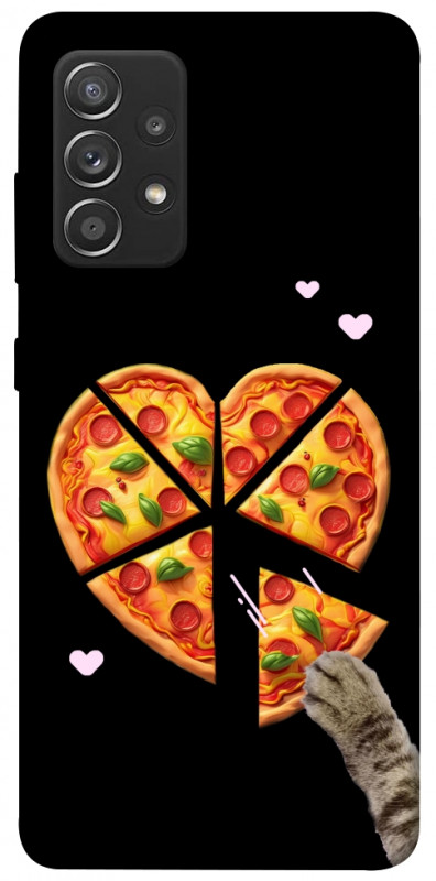 Чехол itsPrint Pizza Love Cat для Samsung Galaxy A52 4G / A52 5G, любовь, купить оптом с доставкой