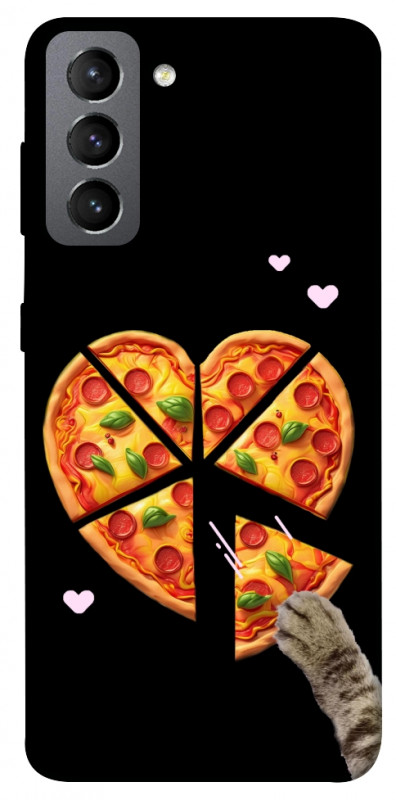 Чехол itsPrint Pizza Love Cat для Samsung Galaxy S21 FE, любовь, купить оптом с доставкой