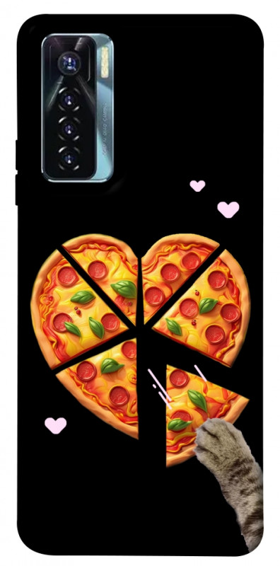 Чехол itsPrint Pizza Love Cat для TECNO Camon 17 Pro, любовь, купить оптом с доставкой
