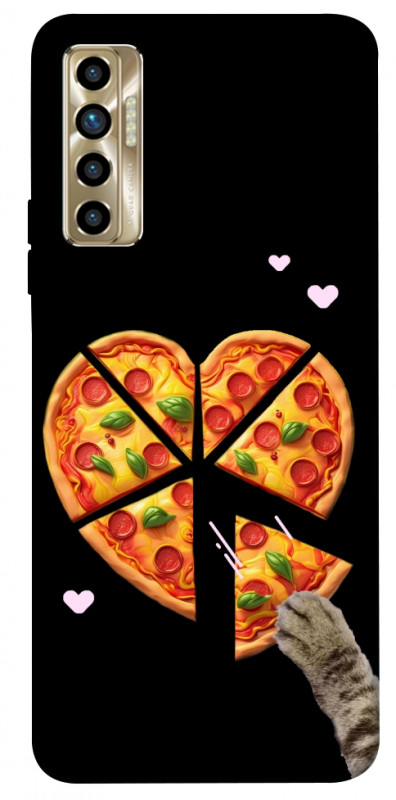 Чехол itsPrint Pizza Love Cat для TECNO Camon 17P, любовь, купить оптом с доставкой