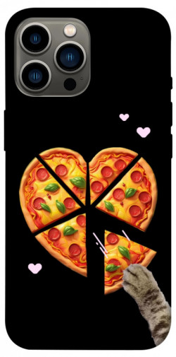 Чехол itsPrint Pizza Love Cat для Apple iPhone 13 Pro Max (6.7")