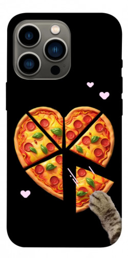 Чехол itsPrint Pizza Love Cat для Apple iPhone 13 Pro (6.1")