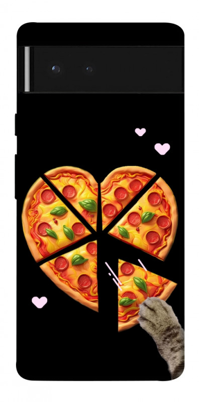Чехол itsPrint Pizza Love Cat для Google Pixel 6, любовь, купить оптом с доставкой