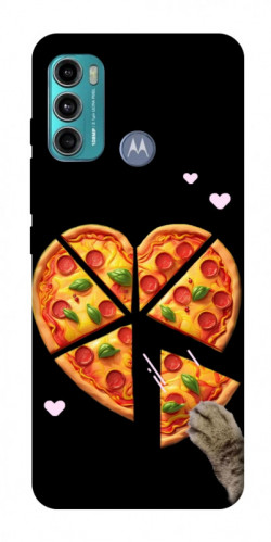 Чехол itsPrint Pizza Love Cat для Motorola Moto G60