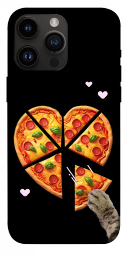Чехол itsPrint Pizza Love Cat для Apple iPhone 14 Pro Max (6.7")