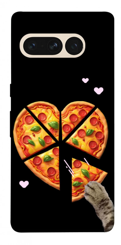 Чехол itsPrint Pizza Love Cat для Google Pixel 7 Pro, любовь, купить оптом с доставкой