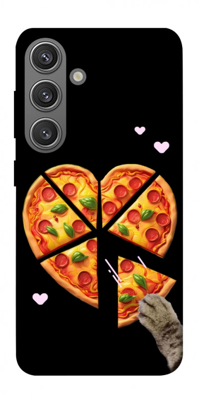 Чехол itsPrint Pizza Love Cat для Samsung Galaxy S24+, любовь, купить оптом с доставкой