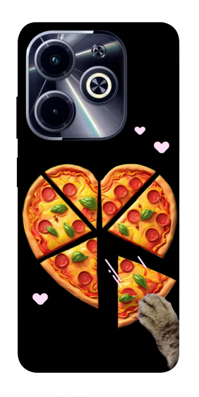Чехол itsPrint Pizza Love Cat для Infinix Hot 40i, любовь, купить оптом с доставкой