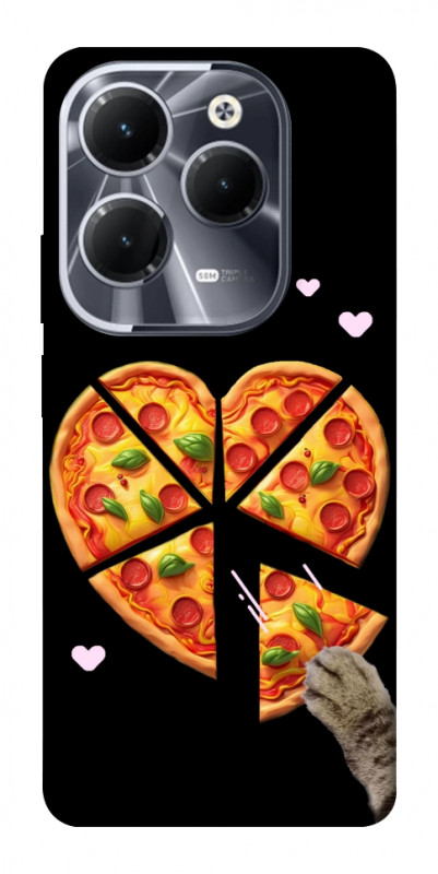 Чехол itsPrint Pizza Love Cat для Infinix Hot 40, любовь, купить оптом с доставкой