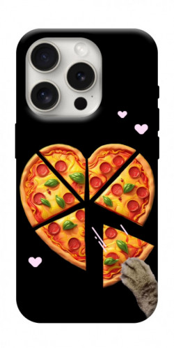 Чехол itsPrint Pizza Love Cat для Apple iPhone 16 Pro Max (6.9")