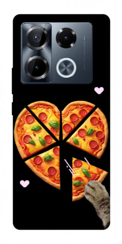 Чехол itsPrint Pizza Love Cat для Infinix Note 40 Pro 4G