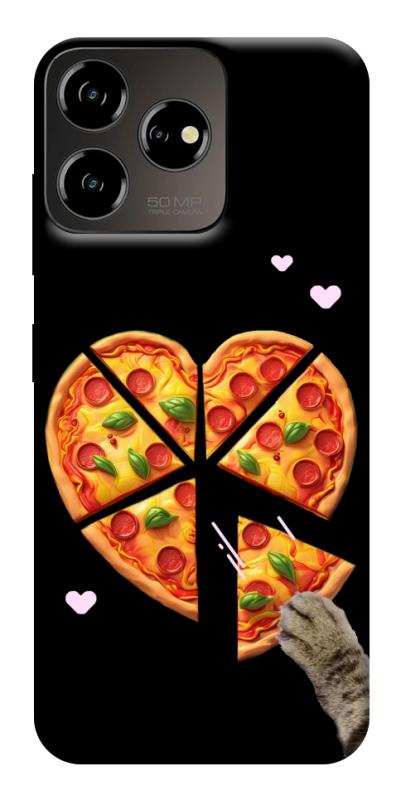 Чехол itsPrint Pizza Love Cat для ZTE Blade V50 Desing 4G, любовь, купить оптом с доставкой