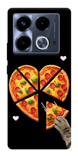 Чехол itsPrint Pizza Love Cat для Infinix Note 40 4G