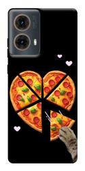 Чехол itsPrint Pizza Love Cat для Motorola Moto G85