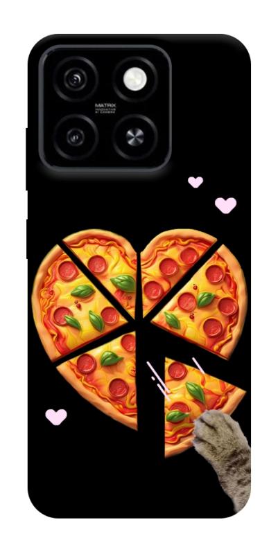 Чехол itsPrint Pizza Love Cat для ZTE Blade A55 4G, любовь, купить оптом с доставкой