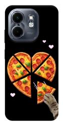 Чохол itsPrint Pizza Love Cat для Infinix Smart 9 4G / Hot 50i