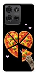Чехол itsPrint Pizza Love Cat для Motorola Moto G75 5G