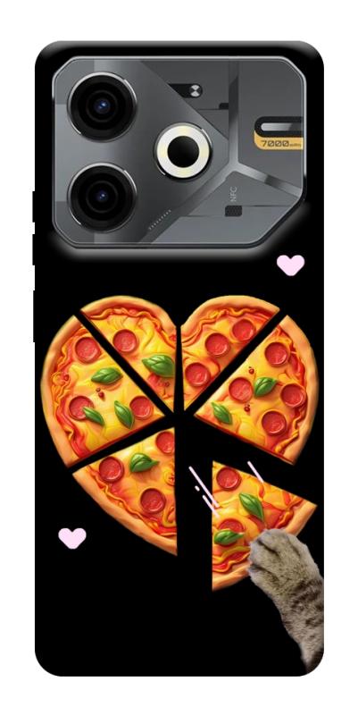 Чехол itsPrint Pizza Love Cat для TECNO Pova 6 Neo (LI6), любовь, купить оптом с доставкой