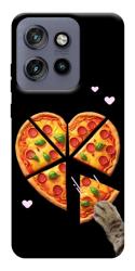 Чехол itsPrint Pizza Love Cat для Motorola Edge 50 Neo