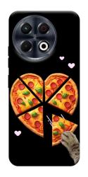 Чехол itsPrint Pizza Love Cat для TECNO Spark 30 Pro (KL7)