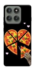 Чехол itsPrint Pizza Love Cat для Motorola Edge 60 Pro