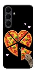 Чехол itsPrint Pizza Love Cat для Samsung Galaxy S25 FE