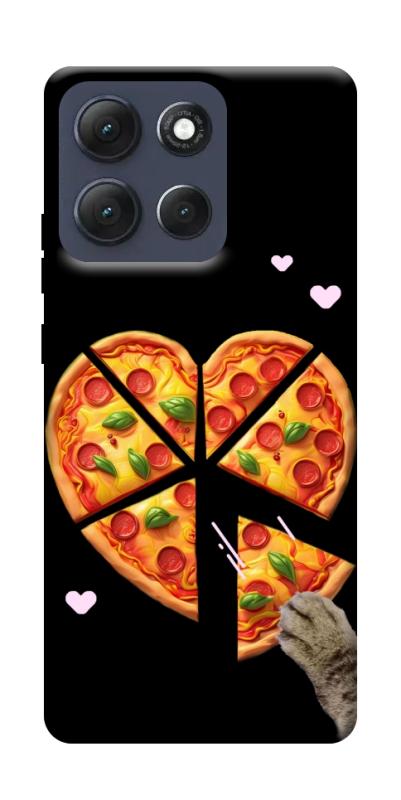 Чохол itsPrint Pizza Love Cat для Motorola Moto G86 Power, кохання, купити оптом з доставкою
