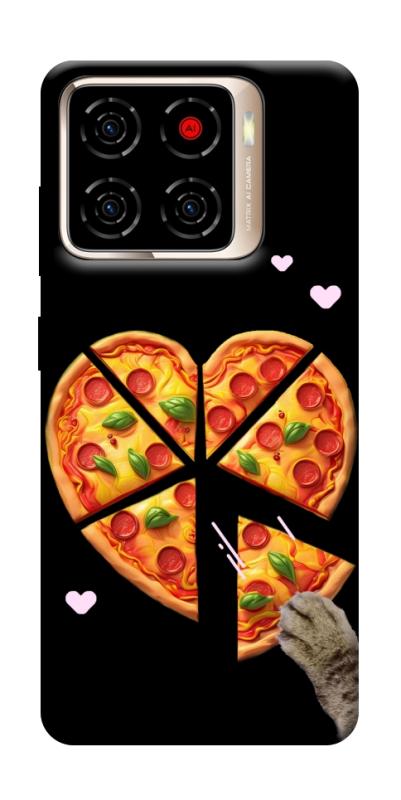 Чохол itsPrint Pizza Love Cat для ZTE Blade A56, кохання, купити оптом з доставкою