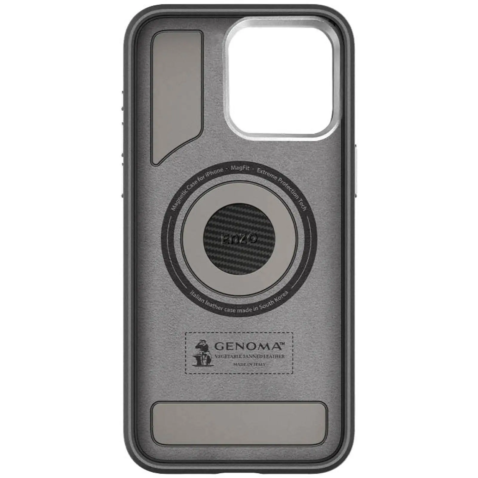 Чохол SGP PC+Leather with MagSafe для Apple iPhone 14 (6.1"), Carbon 1, Штучна шкіра, купити оптом з доставкою