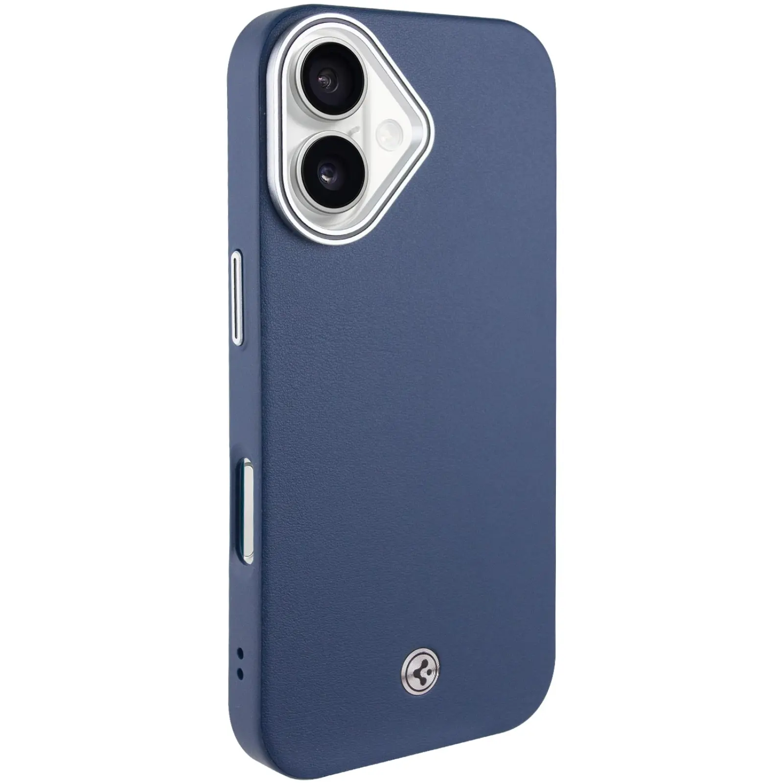Чохол SGP PC+Leather with MagSafe для Apple iPhone 16 (6.1"), Blue, Штучна шкіра, купити оптом з доставкою