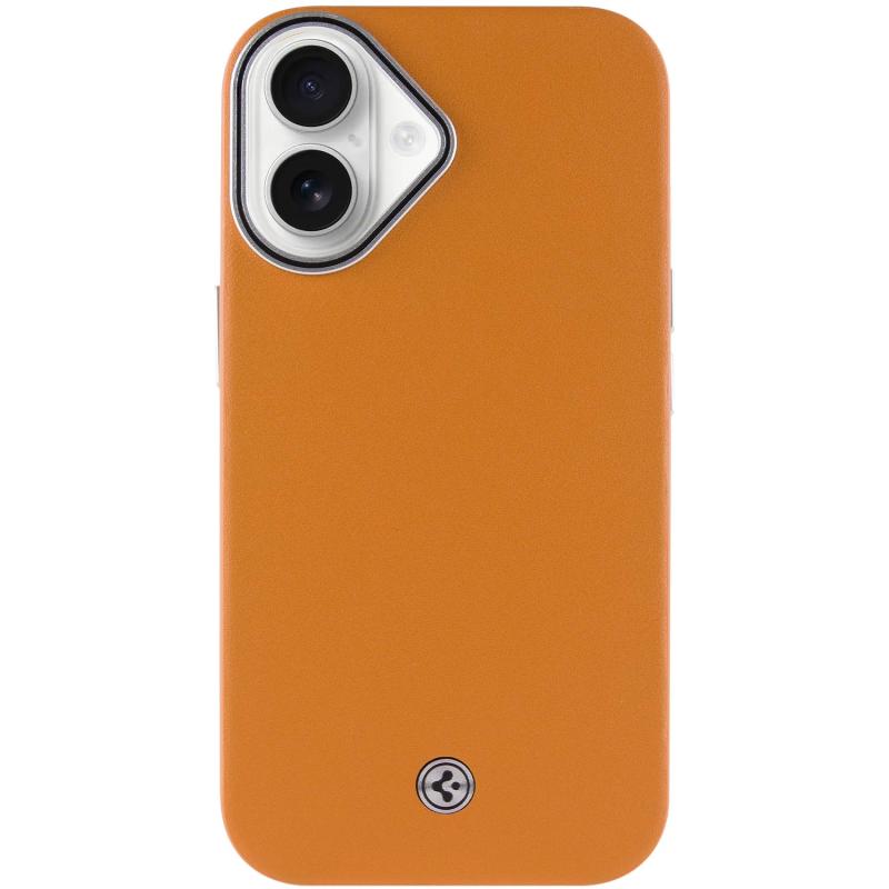 Чехол SGP PC+Leather with MagSafe для Apple iPhone 16 (6.1) на картинке №2