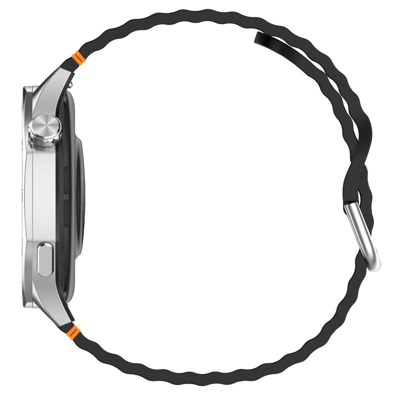 Силиконовый ремешок Wavy для Smart Watch 22mm на картинке №4