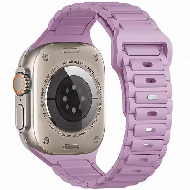 Силиконовый ремешок Defense для Apple Watch 42(ser.1-3)/44/45/46/49mm, Purple, Силикон (TPU), купить оптом с доставкой
