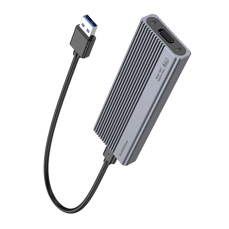 Зовнішня кишеня для M.2 SSD Hoco HB47 Enclosure (USB3.1/6Gbps) на малюнкі №3