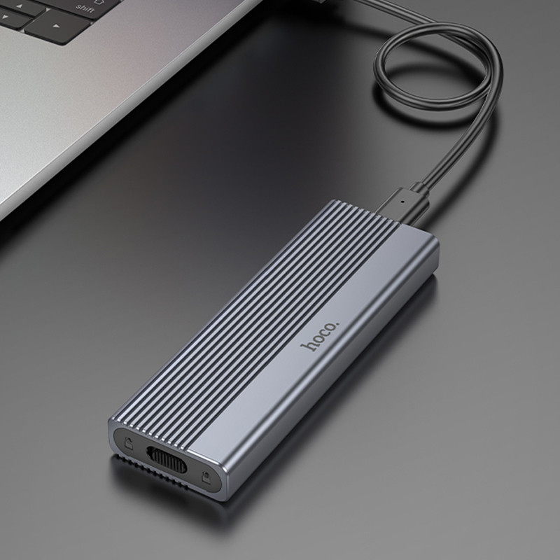 Зовнішня кишеня для M.2 SSD Hoco HB47 Enclosure (USB3.1/6Gbps) на малюнкі №7