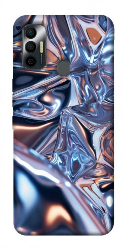 Чехол itsPrint Silver pattern для TECNO Spark 7