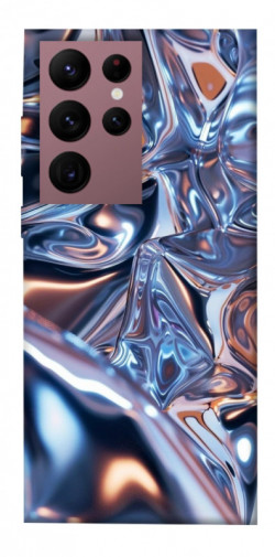 Чохол itsPrint Silver pattern для Samsung Galaxy S22 Ultra