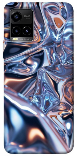 Чехол itsPrint Silver pattern для Vivo Y21 / Y33s