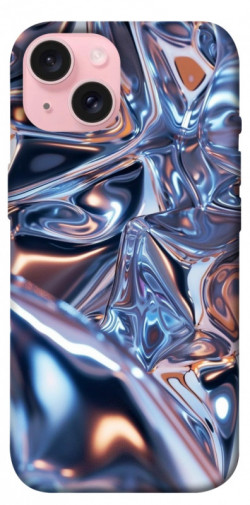 Чехол itsPrint Silver pattern для Apple iPhone 15 (6.1")