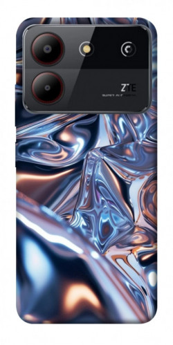 Чехол itsPrint Silver pattern для ZTE Blade A54 4G
