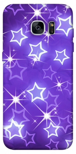 Чехол itsPrint Purple sparkles для Samsung G935F Galaxy S7 Edge