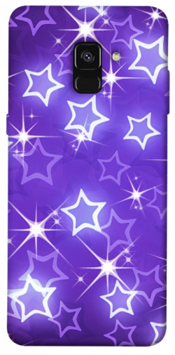 Чохол itsPrint Purple sparkles для Samsung A530 Galaxy A8 (2018)