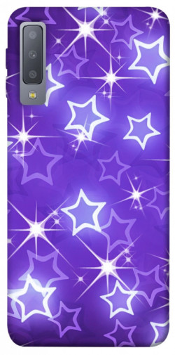 Чехол itsPrint Purple sparkles для Samsung A750 Galaxy A7 (2018)