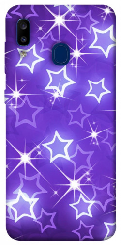 Чехол itsPrint Purple sparkles для Samsung Galaxy A20 / A30