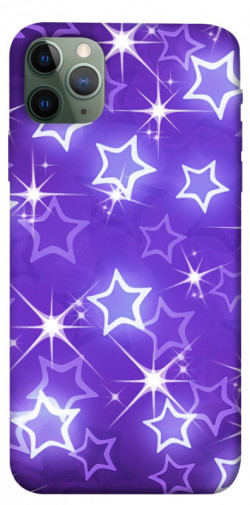Чехол itsPrint Purple sparkles для Apple iPhone 11 Pro Max (6.5")