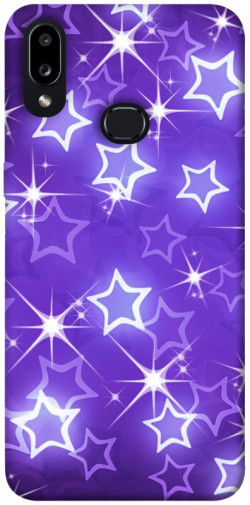 Чехол itsPrint Purple sparkles для Samsung Galaxy A10s