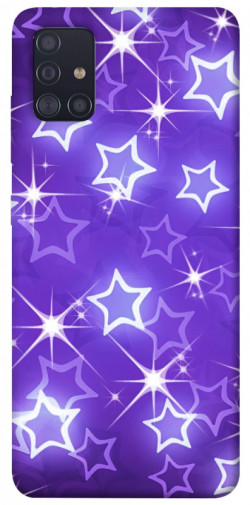 Чехол itsPrint Purple sparkles для Samsung Galaxy A51