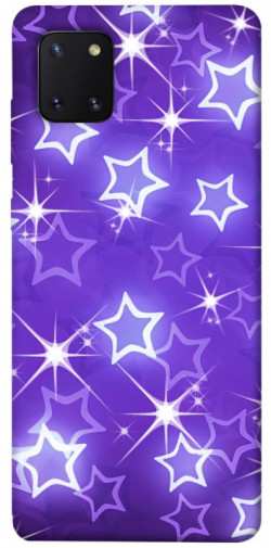 Чехол itsPrint Purple sparkles для Samsung Galaxy Note 10 Lite (A81)