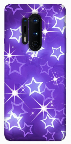 Чехол itsPrint Purple sparkles для OnePlus 8 Pro
