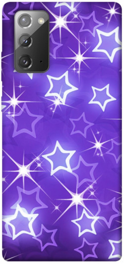 Чехол itsPrint Purple sparkles для Samsung Galaxy Note 20